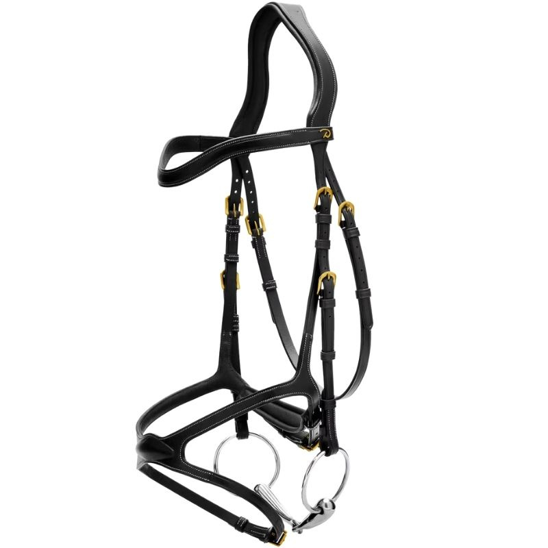 Hoofdstel X-Fit Anatomisch DC Zwart