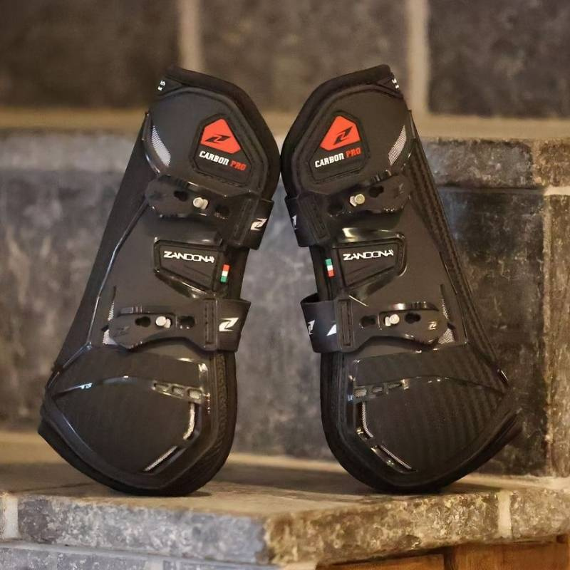 Peesbeschermers Carbon Pro Zwart