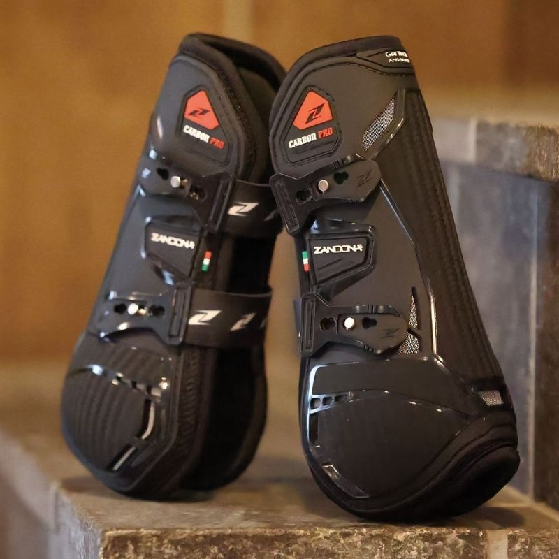 Peesbeschermers Carbon Pro Zwart