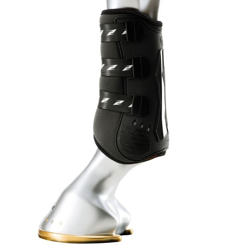 Dressuur beenbeschermers King Carbon Air Front Zwart