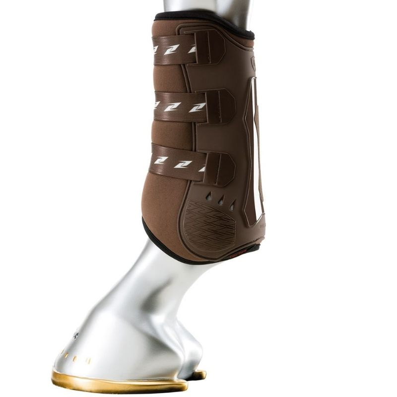 Dressuur beenbeschermers King Carbon Air Front Bruin