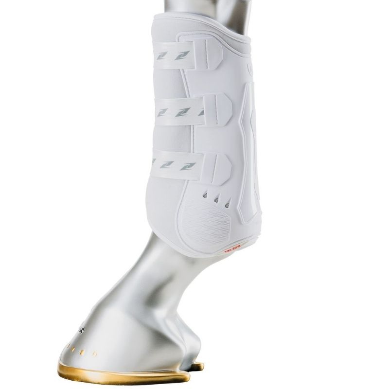 Dressuur beenbeschermers King Carbon Air Front Wit