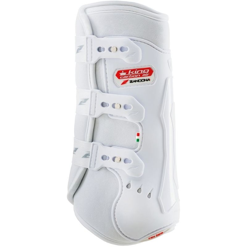 Dressuur beenbeschermers King Carbon Air Rear Wit