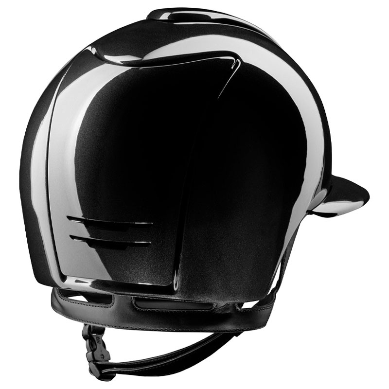 Paardrijcap Cromo 2.0 Shine Polo Zwart