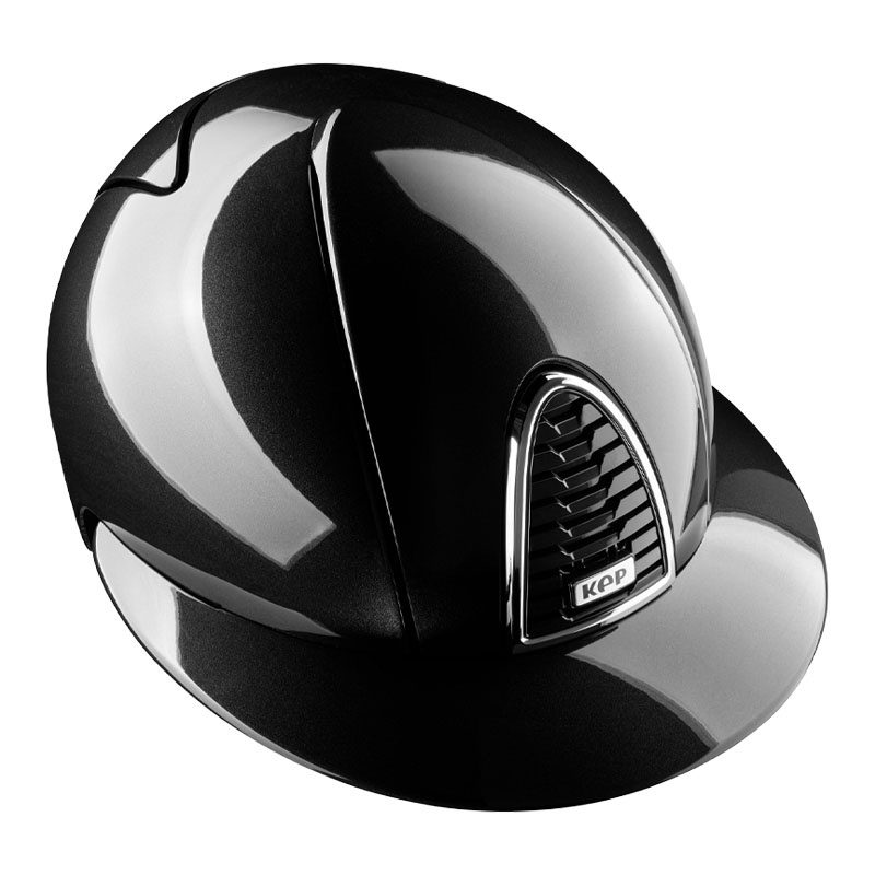 Paardrijcap Cromo 2.0 Shine Polo Zwart