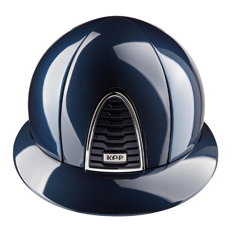 Paardrijcap Cromo 2.0 Shine Polo Marineblauw