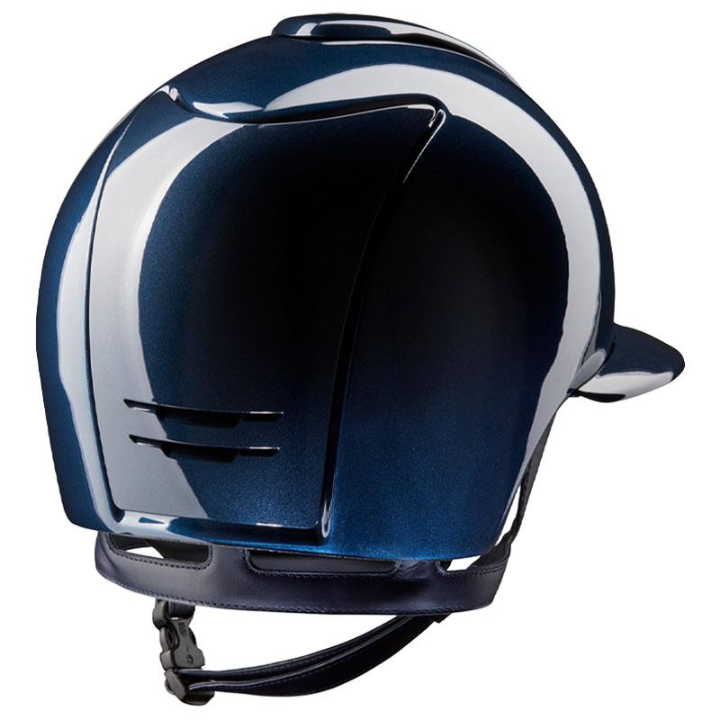 Paardrijcap Cromo 2.0 Shine Polo Marineblauw