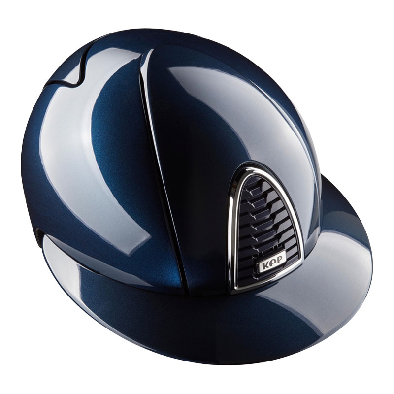 Paardrijcap Cromo 2.0 Shine Polo Marineblauw