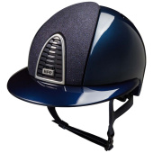 Paardrijcap Cromo 2.0 Shine Polo Inserto Star Marineblauw Paardrijcap Cromo 2.0 Shine Polo Inserto Star Marineblauw