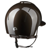 Paardrijcap Smart Nova Metal Polish Polo Bruin Paardrijcap Smart Nova Metal Polish Polo Bruin