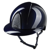 Paardrijcap Smart Nova Metal Polish Polo Star Marineblauw/Zilver Paardrijcap Smart Nova Metal Polish Polo Star Marineblauw/Zilver