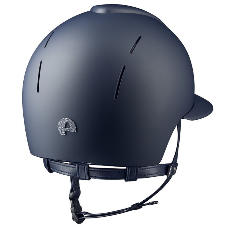 Paardrijcap Smart Nova Matt Polo Star Marineblauw/Zilver