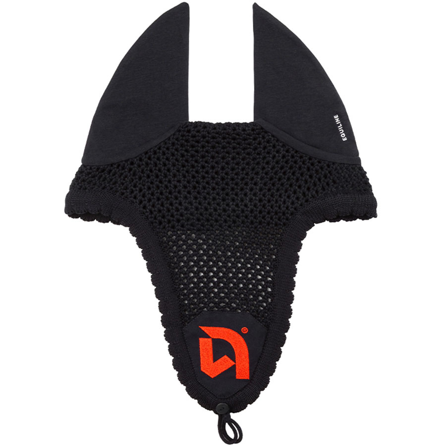 Lange Oornetje Loop Team Equinest Zwart/Rood