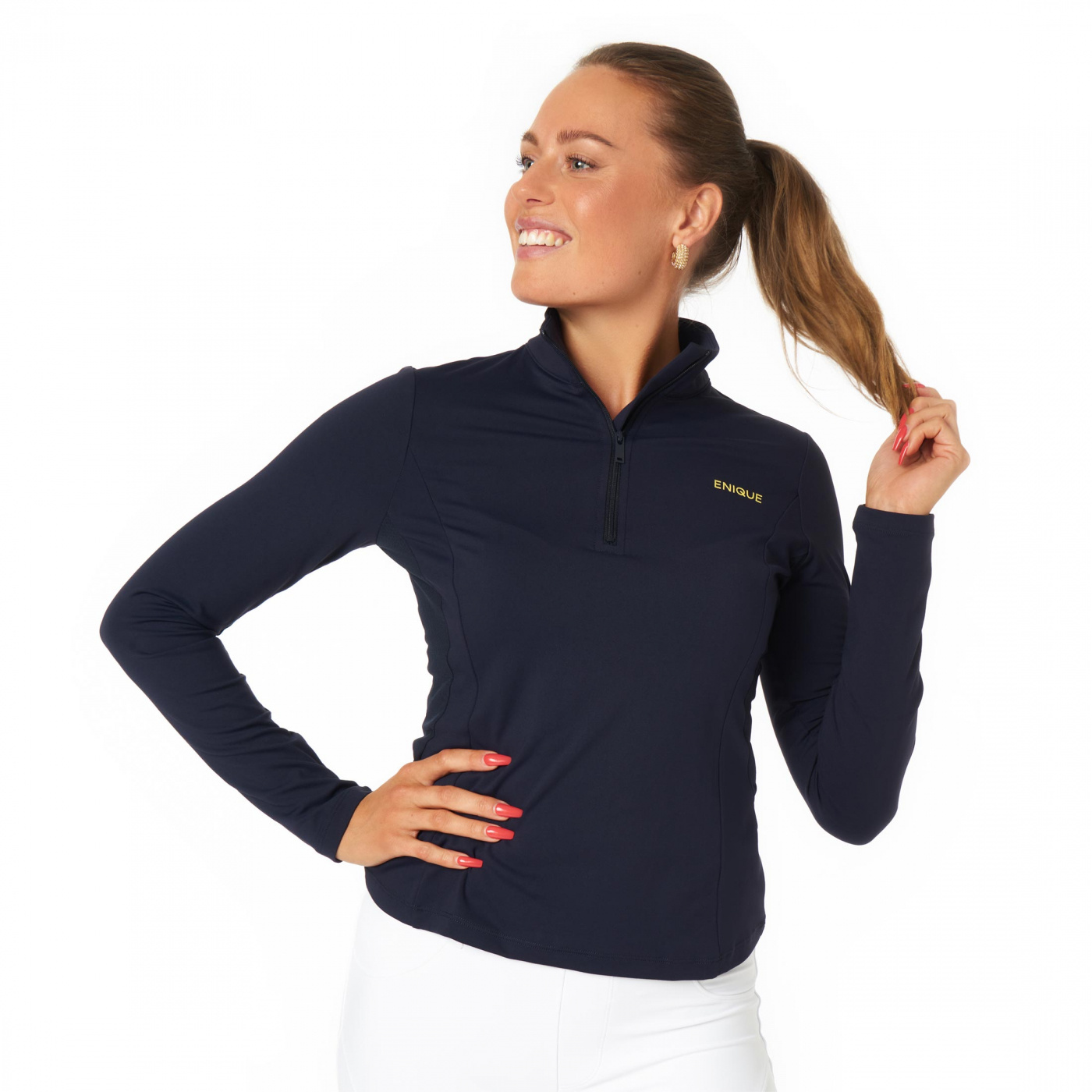 Ziptrui 1/4 Training Marineblauw