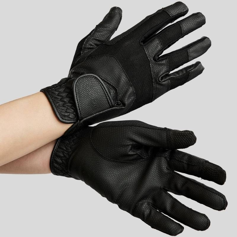 Rijhandschoenen 2nd Skin Tech Mesh Touch Zwart