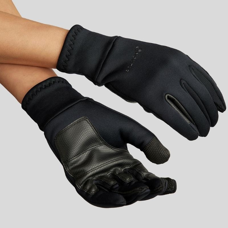 Rijhandschoenen Softshell Brushed Touch Zwart
