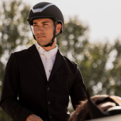 Paardrijcap Dogma Chrome Zwart/Zilver Paardrijcap Dogma Chrome Zwart/Zilver