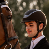 Paardrijcap Dogma Chrome Bruin Paardrijcap Dogma Chrome Bruin