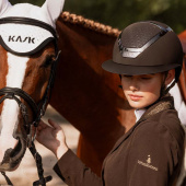 Paardrijcap Star Lady Chrome Bruin Paardrijcap Star Lady Chrome Bruin