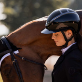 Paardrijcap Star Lady Pure Shine Zwart Paardrijcap Star Lady Pure Shine Zwart