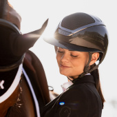 Paardrijcap Star Lady Pure Shine Grijs Paardrijcap Star Lady Pure Shine Grijs