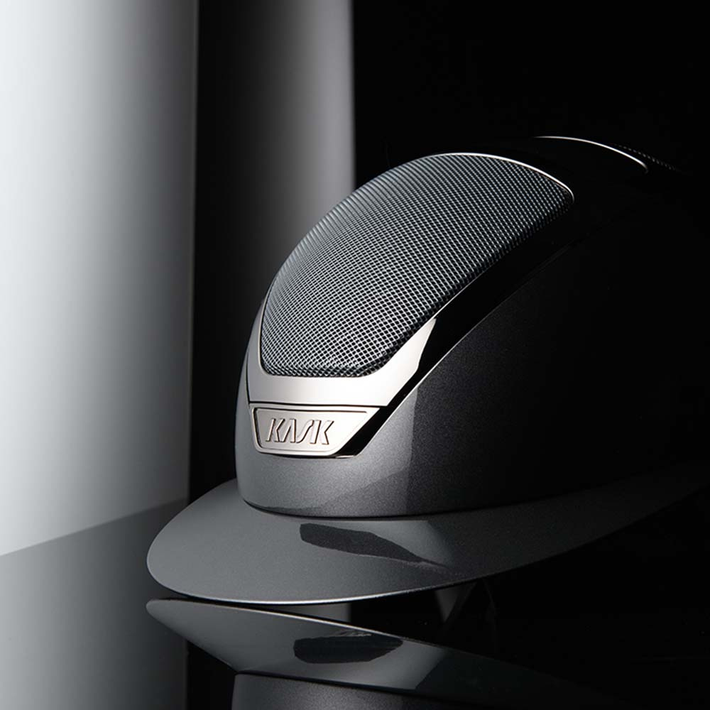 Paardrijcap Star Lady Pure Shine Grijs