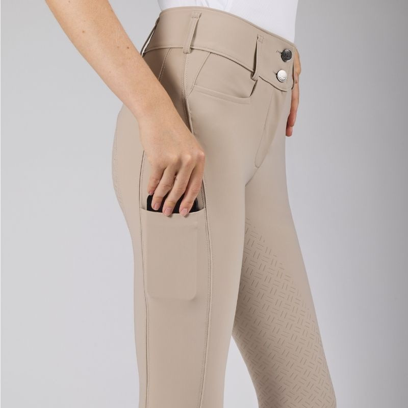 Rijbroek KLKira H Shape Full Grip Beige
