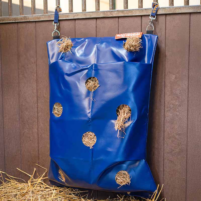 Hooizak HayPlay Buttonbag Belly Medium Donkerblauw