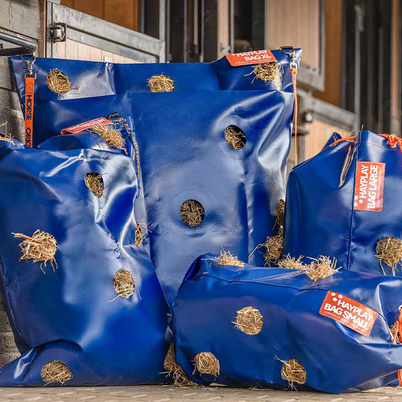 Hooizak HayPlay Tiebag Small Donkerblauw