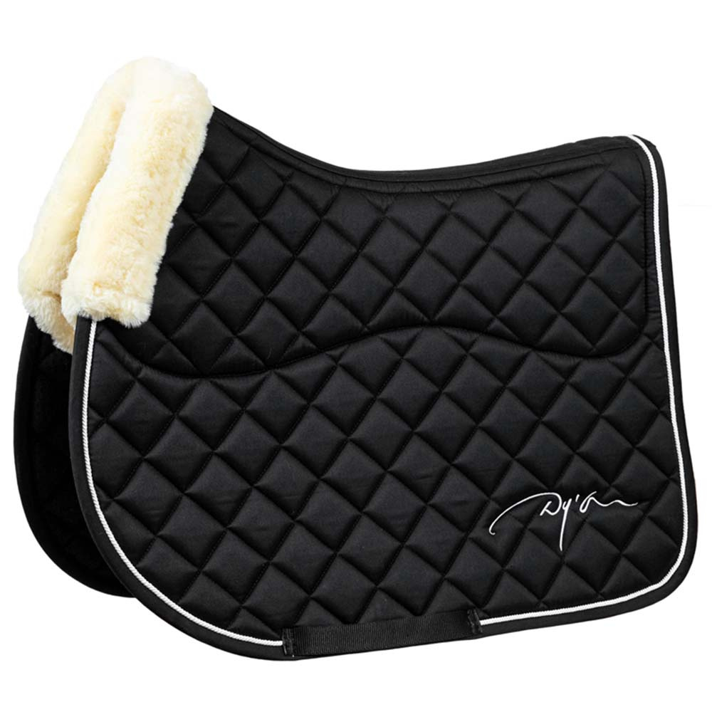 Zadeldekje Skin Friendly Vegan Sheepskin Zwart