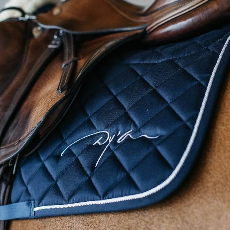 Zadeldekje Skin Friendly Vegan Sheepskin Marineblauw