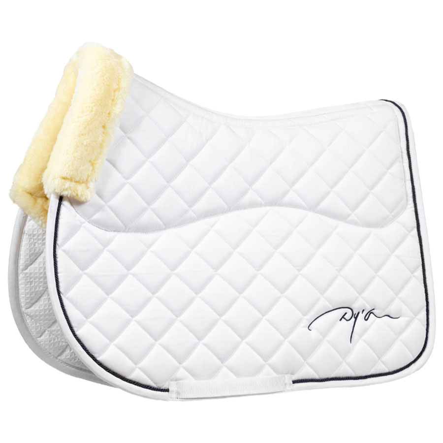 Zadeldekje Skin Friendly Vegan Sheepskin Wit