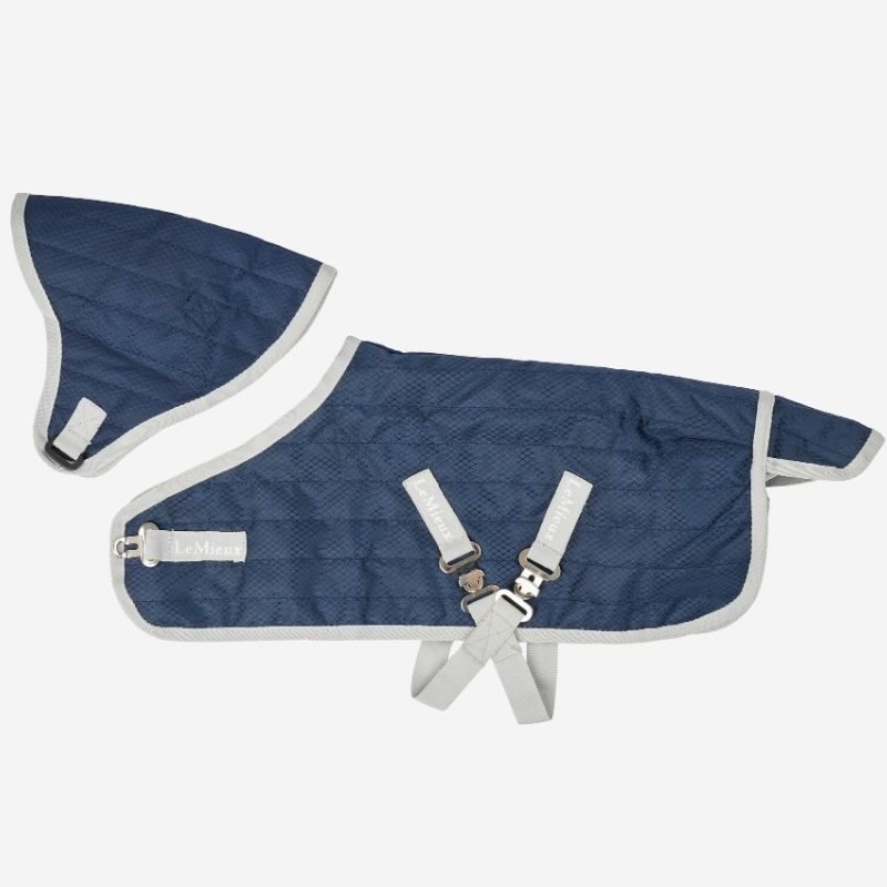 Staldeken Toy Pony Stable-Tek Marineblauw