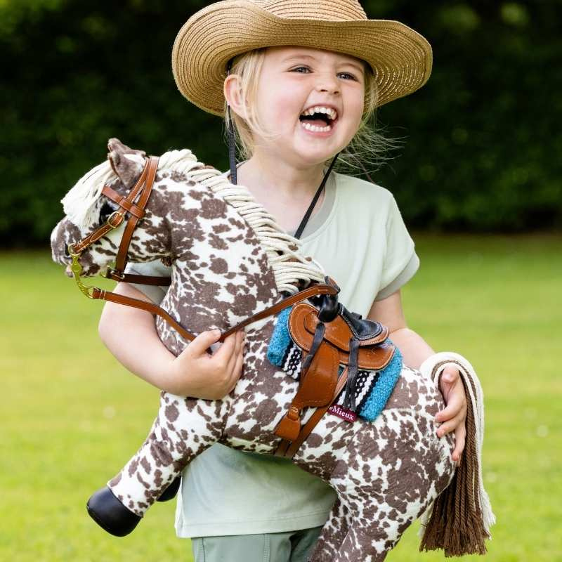 Westernhoofdstel Toy Pony Bruin
