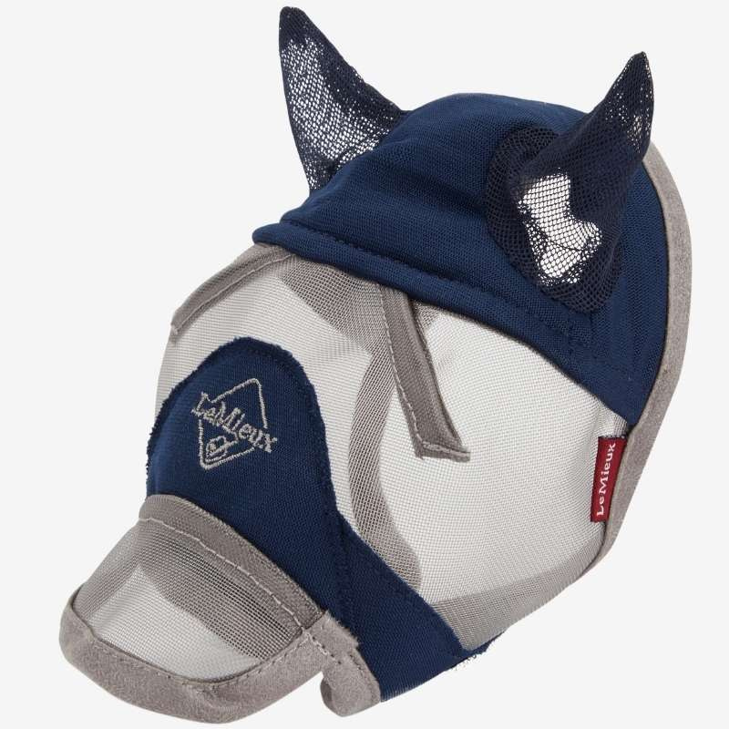 Vliegenmasker Toy Pony Grijs/Marineblauw