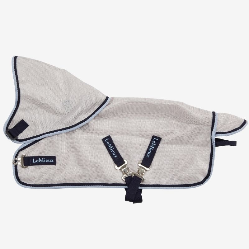 Vliegendeke Toy Pony Grijs/Marineblauw