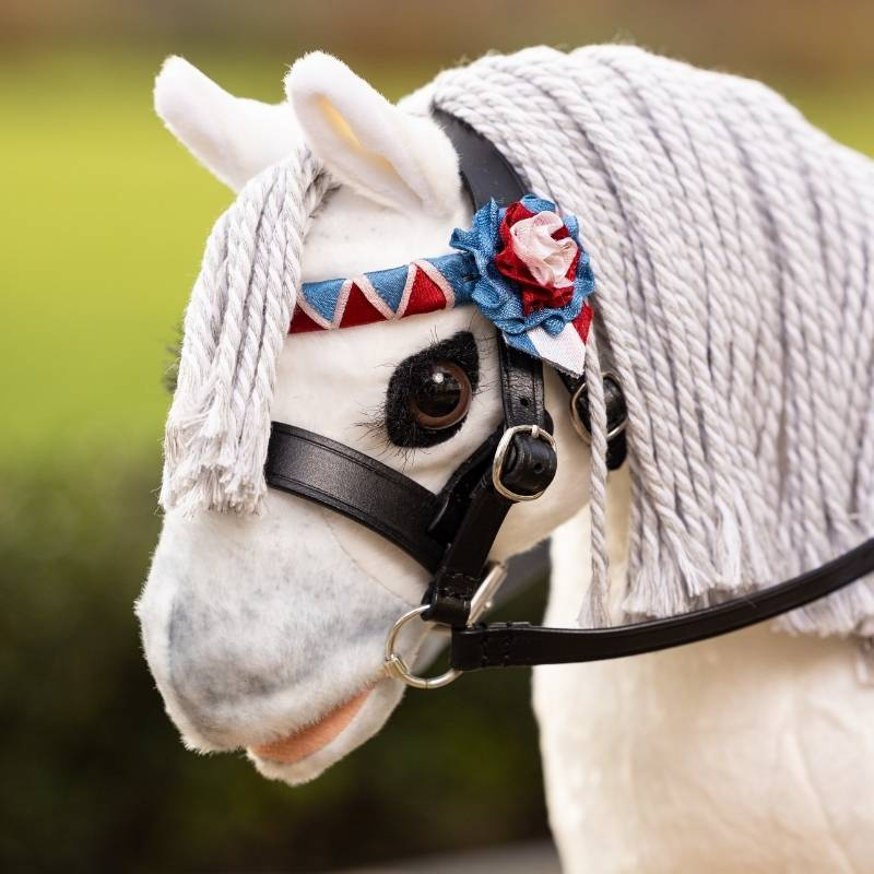 Hoofdstel Toy Pony Showing Zwart