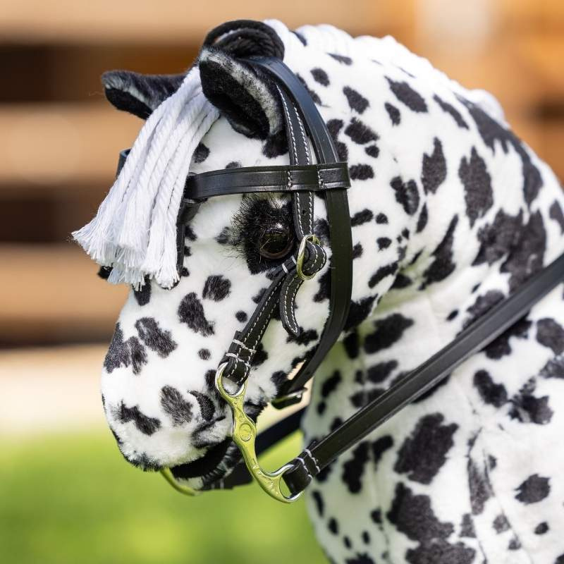 Westernhoofdstel Toy Pony Zwart
