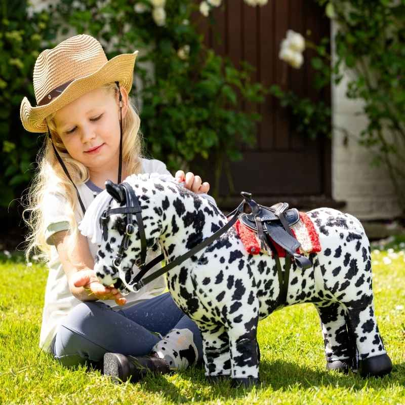 Westernhoofdstel Toy Pony Zwart