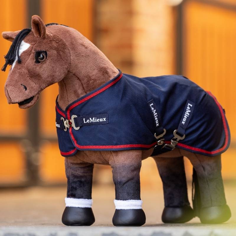 Koeldeke Toy Pony Mesh Marineblauw