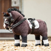 Dressuurzadeldekje Toy Pony Wit Dressuurzadeldekje Toy Pony Wit