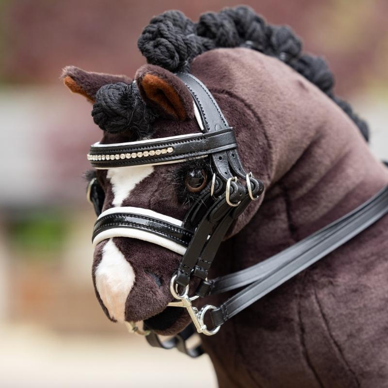 Kandarhoofdstel Toy Pony Zwart