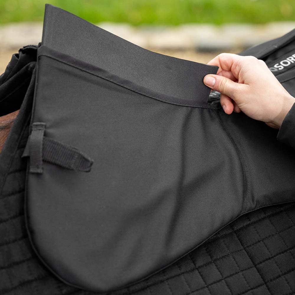 Zadelonderlegger ProSorb Plain 2 Pocket Zwart