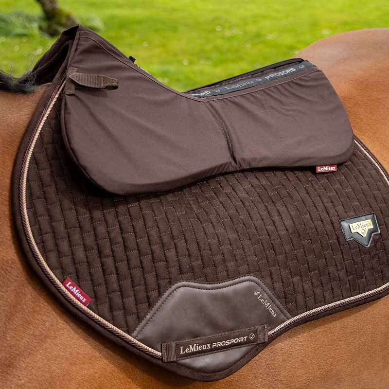 Zadelonderlegger ProSorb Plain 2 Pocket Bruin