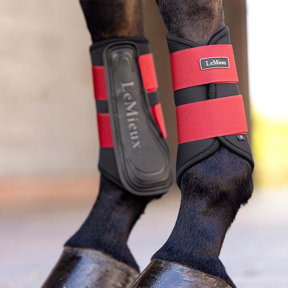 Beenbeschermers Grafter Zwart/Rood