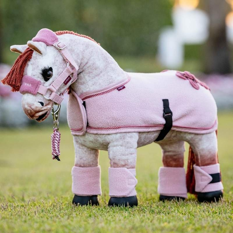 Fleecedeke Toy Pony Lichtroze