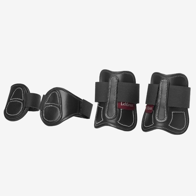Beenbeschermers Toy Pony Capella 4-pack Zwart