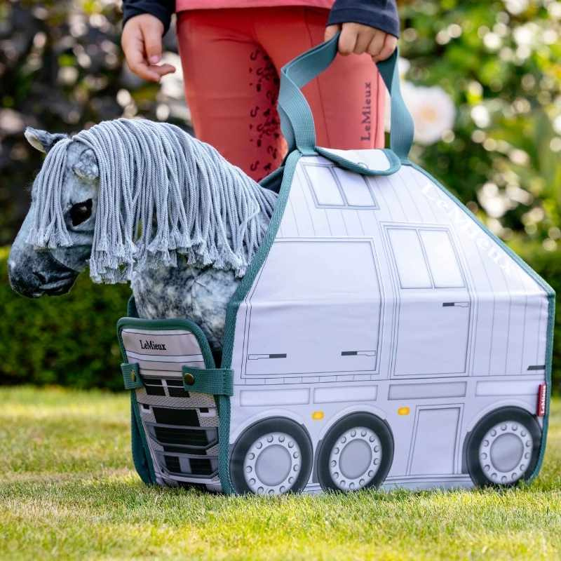 Carry Bag Toy Pony Printed Grijs