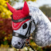 Oornetje voor stokpaard Classic Rood Oornetje voor stokpaard Classic Rood