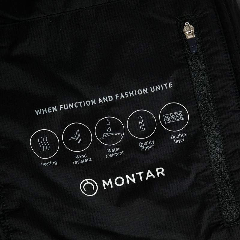 Verwarmde jas MoIsla Tech Heating Zwart